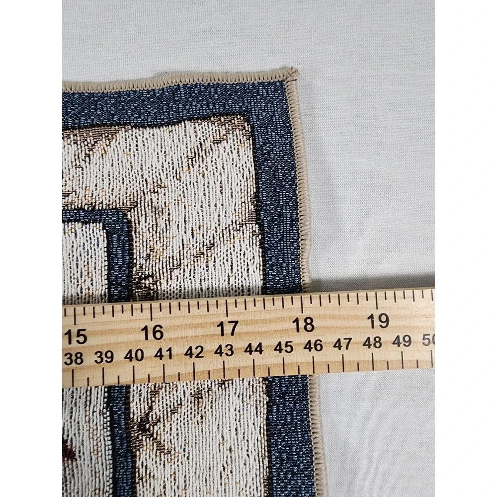 Wave Reviews Sailboat Wall Hanging Tapestry & 6 Placemats Set Nautical Coastal